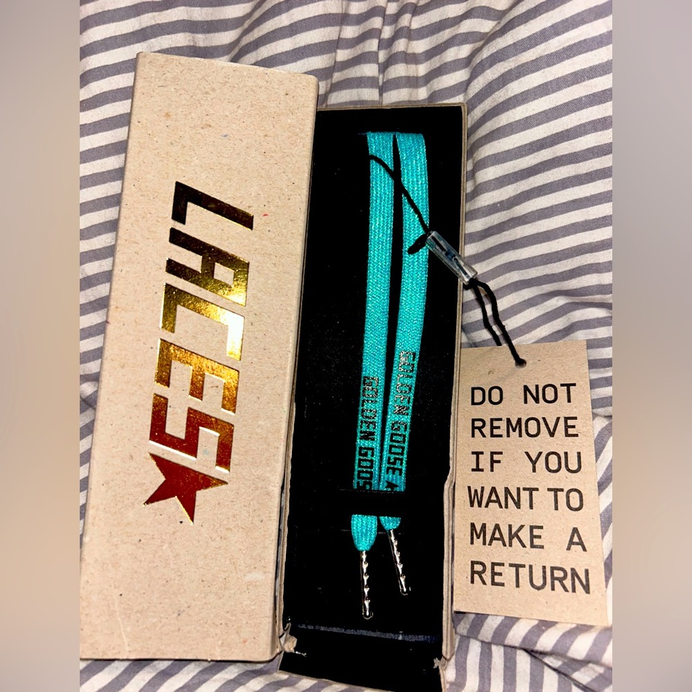 Golden Goose laces in box. Brand new.